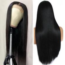Load image into Gallery viewer, "Meet Minka" 100% Virgin Transparent Straight Full Lace Pre Plucked Lace Wig