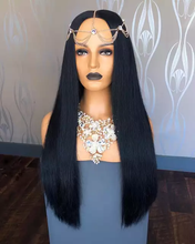 Load image into Gallery viewer, "Meet Minka" 100% Virgin Transparent Straight Full Lace Pre Plucked Lace Wig