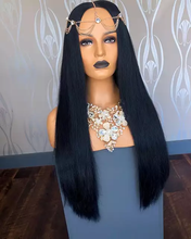 Load image into Gallery viewer, "Meet Minka" 100% Virgin Transparent Straight Full Lace Pre Plucked Lace Wig
