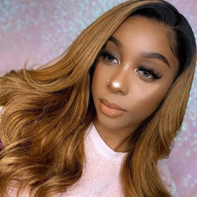 Load image into Gallery viewer, "Meet Fancy" Honey Brown Ombre Lace Wig