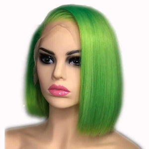 MIDDLE PART FRONTAL LACE BOB WIG