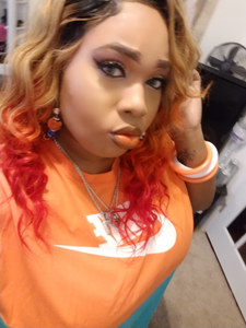 "Meet Fancy" Honey  Brown Ombre Lace Wig